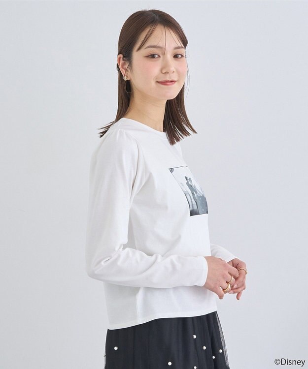 earth music&ecology シンデレラ／パフスリーブロンＴＥＥ White