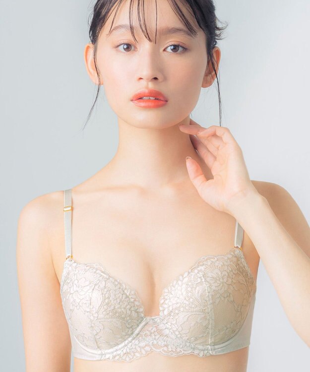 Wing 【ナチュラルアップブラ】 ふっくら自然なバストをメイク AA~Fカップ展開 KB3000 ウイング／ワコール グレー