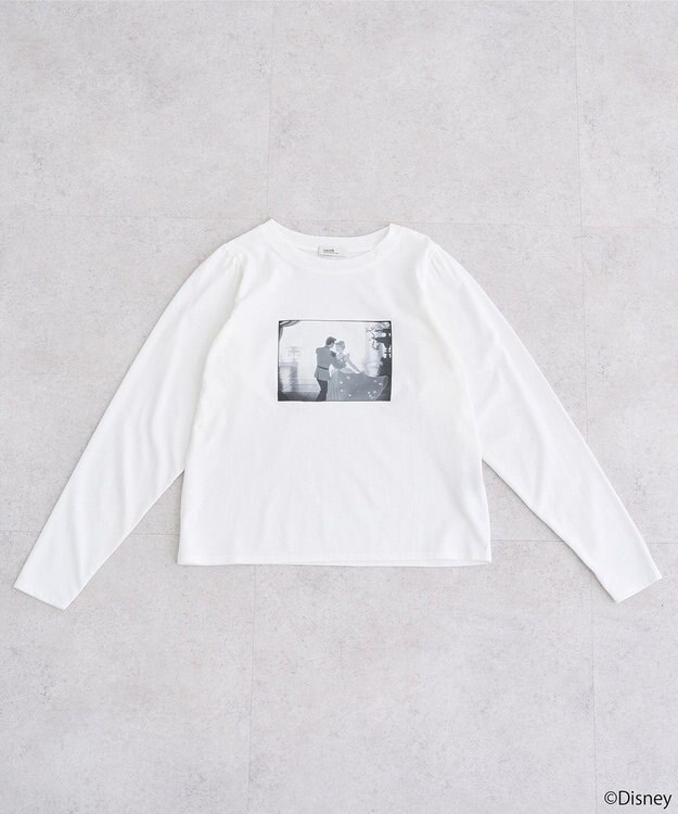 earth music&ecology シンデレラ／パフスリーブロンＴＥＥ White