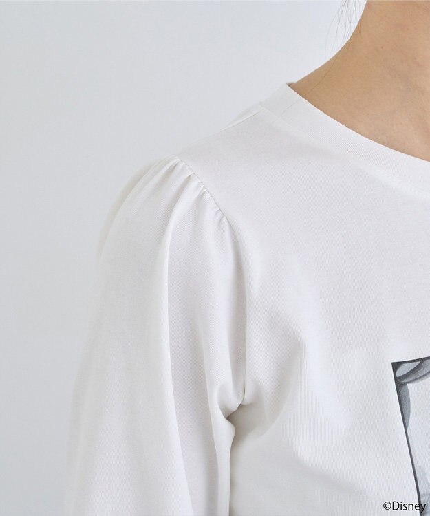 earth music&ecology シンデレラ／パフスリーブロンＴＥＥ White