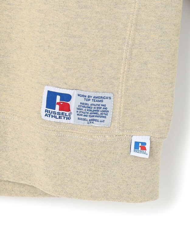 J.PRESS YORK STREET 【UNISEX】RUSSELL×YORK STREET クルー ベージュ系