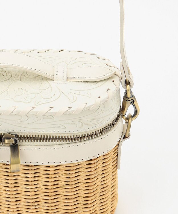 GRACE CONTINENTAL BasketVCbag ホワイト