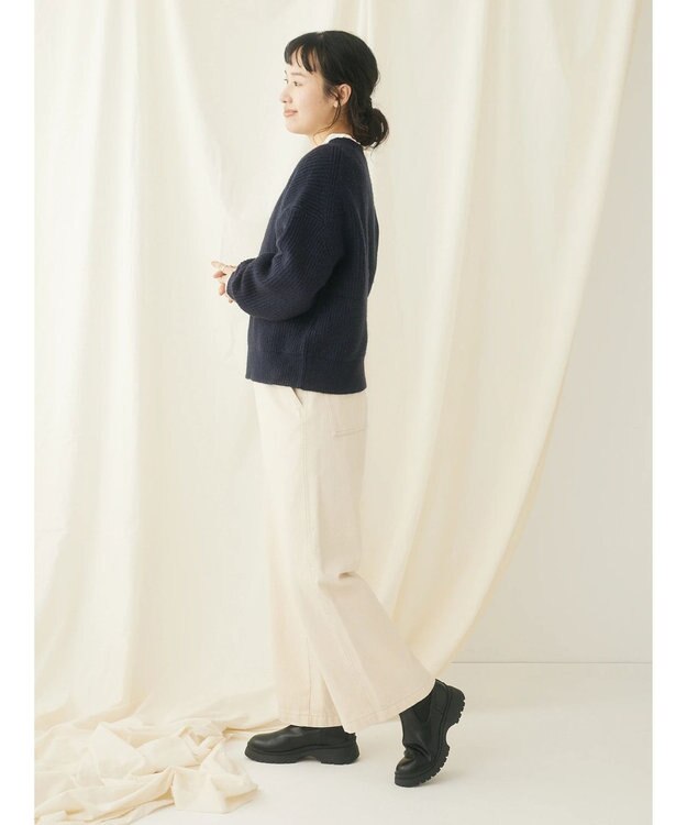 CRAFT STANDARD BOUTIQUE ブークレニットプルオーバー Navy
