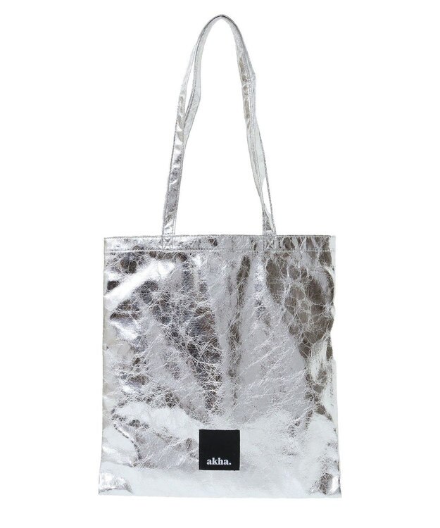 CRAFT STANDARD BOUTIQUE akha. メタリックトートバッグ Silver