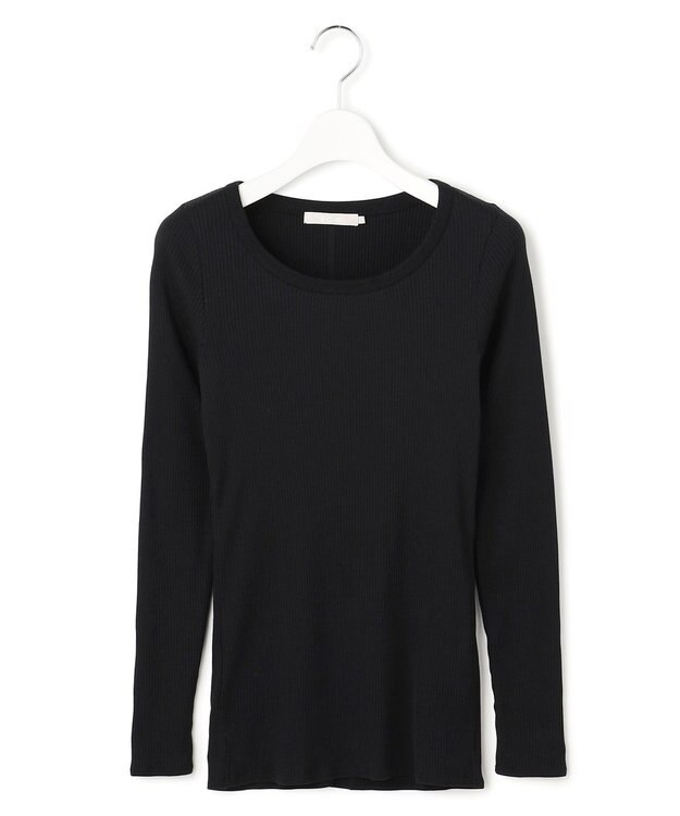 ICB L 【洗える】 ４×２リブ プルオーバー ブラック系