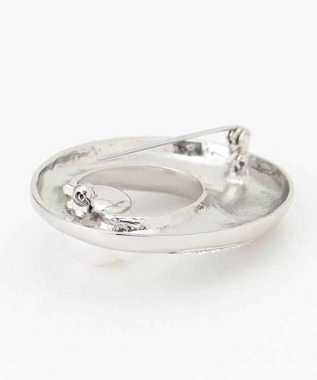 23区 【VERYコラボ】オーバル ブローチ シルバー系