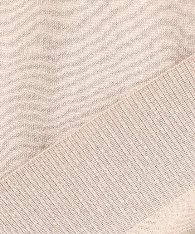 組曲 S 襟付きニットアップ ベージュ系