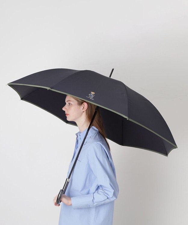 MOONBAT 【WEB限定】POLO RALPH LAUREN(ポロ ラルフローレン)FLAG BEAR 雨傘 長傘 ユニセックス ディープブルー