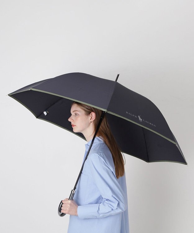 MOONBAT 【WEB限定】POLO RALPH LAUREN(ポロ ラルフローレン)FLAG BEAR 雨傘 長傘 ユニセックス ディープブルー