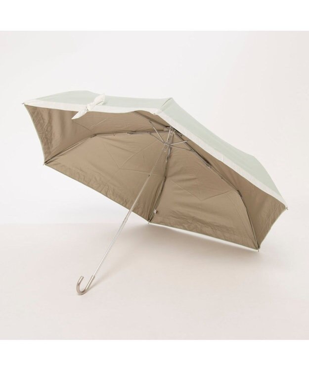 UNBILLION カシュネ cachenez / PUビッグリボン3段折りたたみ傘 グリーン