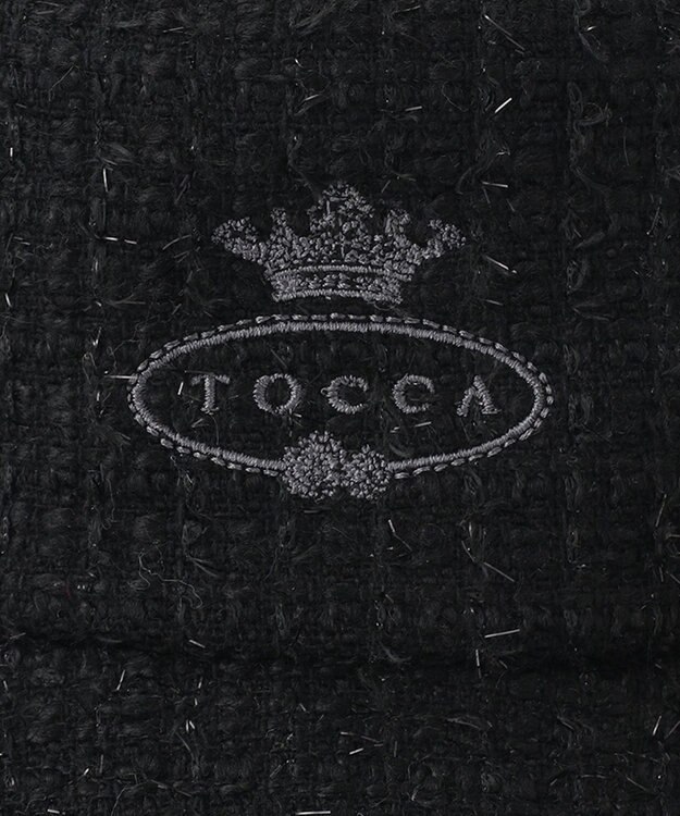 TOCCA 【UV90%以上カット・洗える・サイズ調整可】TWEED BUCKET HAT バケットハット ブラック系