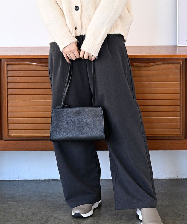 MORROW by thank 【石岡真実コラボ】NOAH ショルダーバッグ ブラック