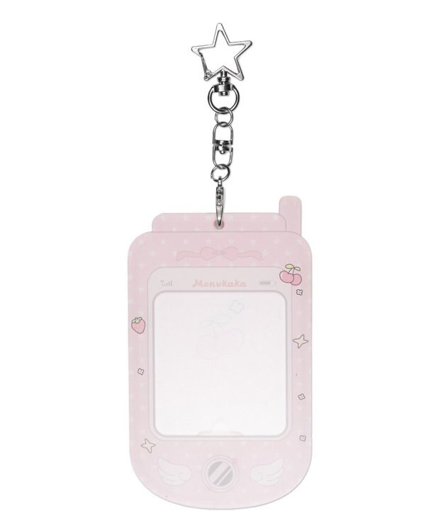 WEGO 【痛バ＆推し活グッズ】えんじぇるガラケーカードホルダーキーホルダー ピンク