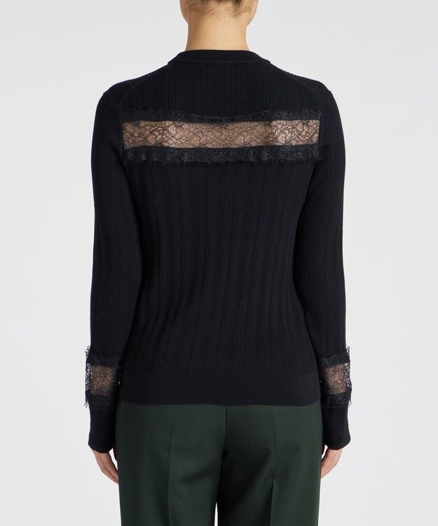 Paul Smith シースルーレース ニット ブラック