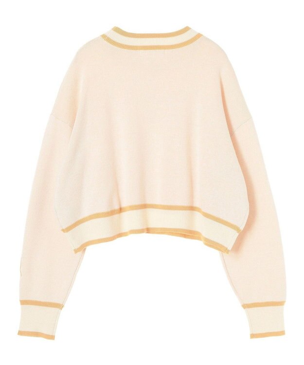 Green Parks Ｍｉｆｆｙ／配色ニットプルオーバー Yellow