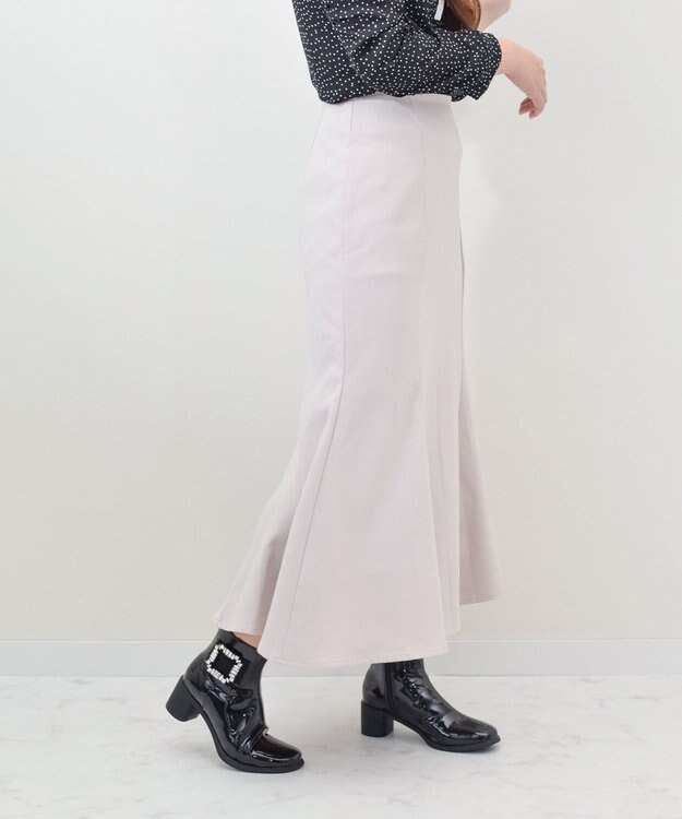 Bridget Birkin 【Bridget Birkin】ビジューバックルレインブーツ ブラックエナメル