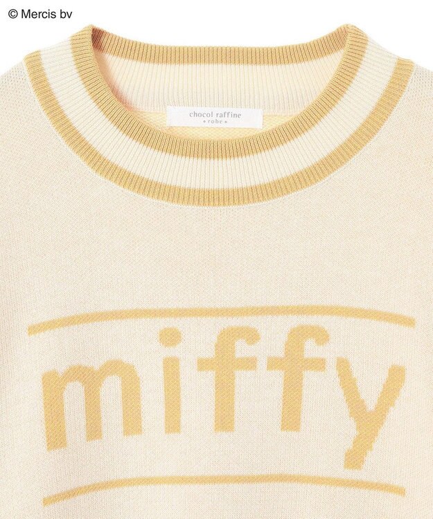 Green Parks Ｍｉｆｆｙ／配色ニットプルオーバー Yellow