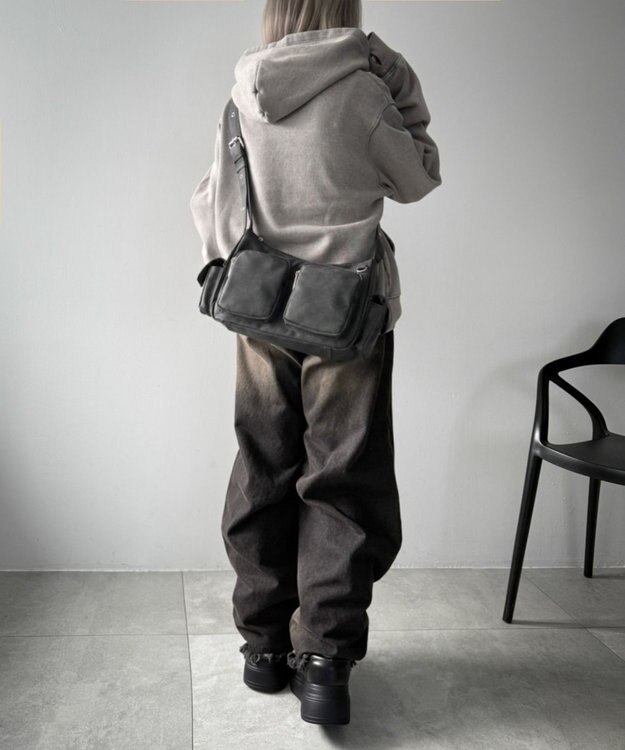 WEGO 2wayハトメショルダー グレー