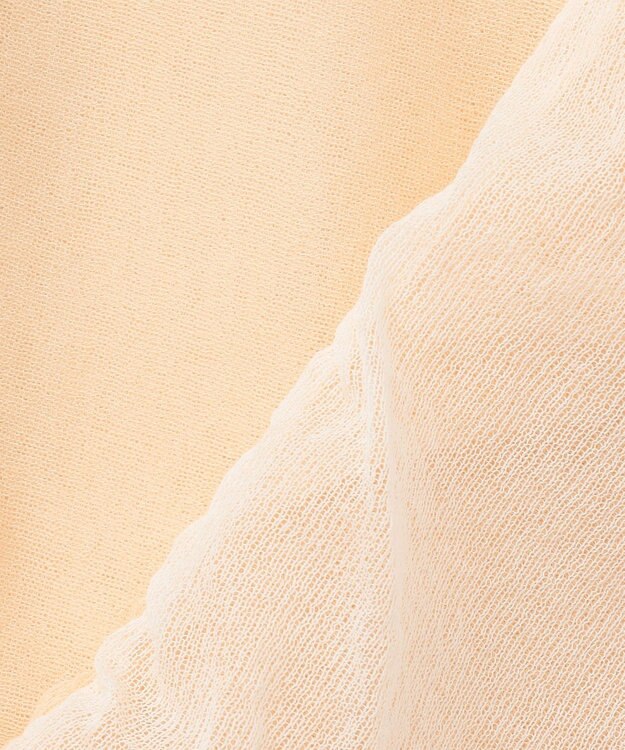 BEIGE， TOPAZ / バルーン シアーニット Peach