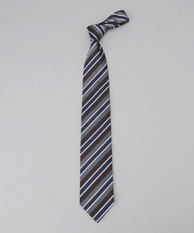 GOTAIRIKU 【Fermo Fossati】レジメンタル ネクタイ ネイビー系1