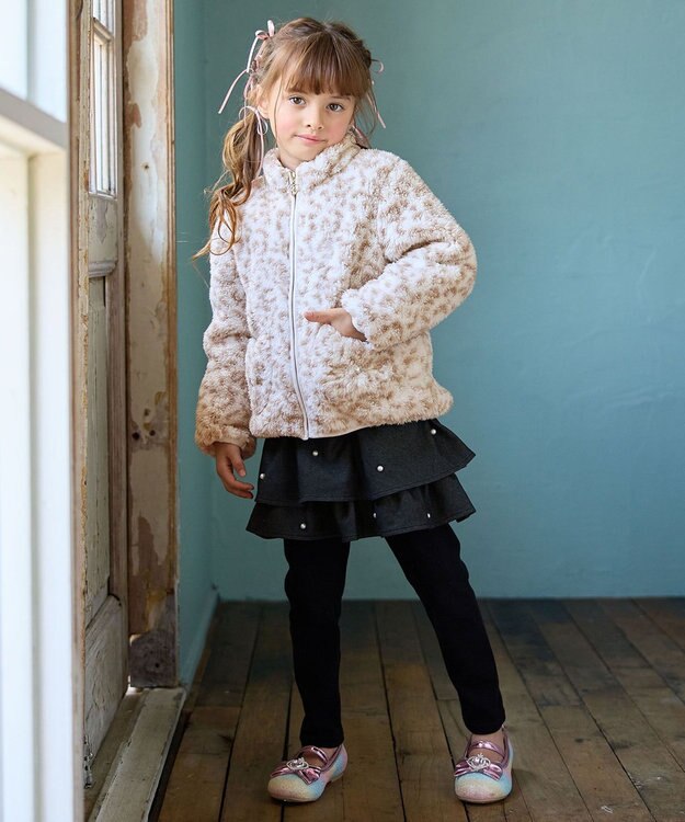 ANY KIDS ネコポケットボアブルゾン ベンガル