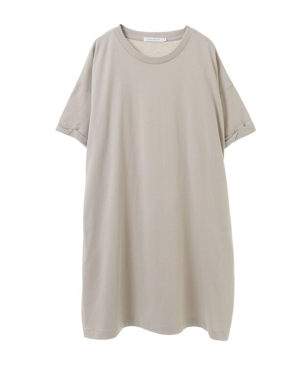 AMERICAN HOLIC 袖ロールアップカットチュニック Light Gray