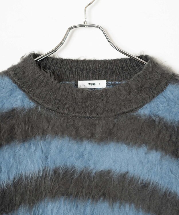 WEGO ファータッチボーダーショートプルオーバー サックス