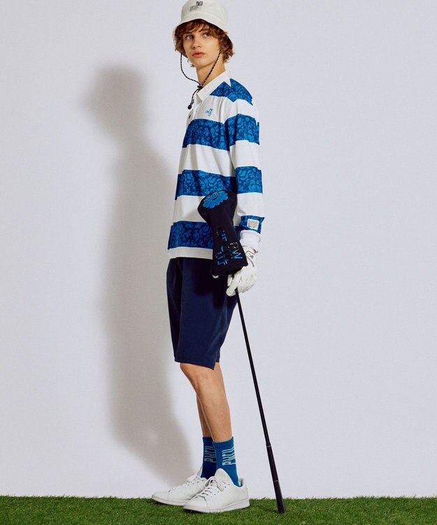 PW CIRCULUS 【ストレッチ素材】【MEN】2WAY デタッチャブルパンツ ゴルフ ネイビー系