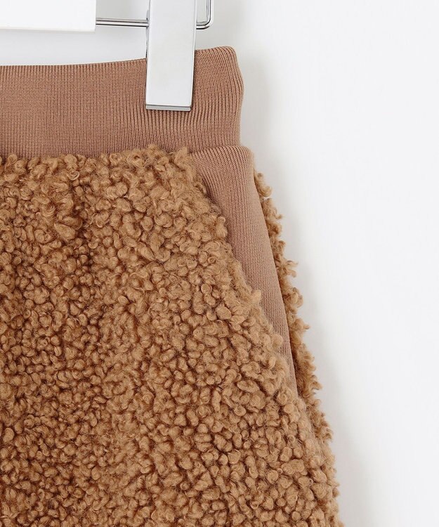 23区GOLF 【WOMEN】ボアスカート キャメル系