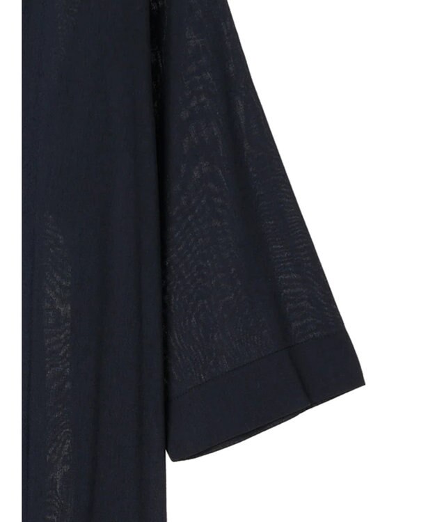 CRAFT STANDARD BOUTIQUE インド綿混レース使いワンピース Dark Navy