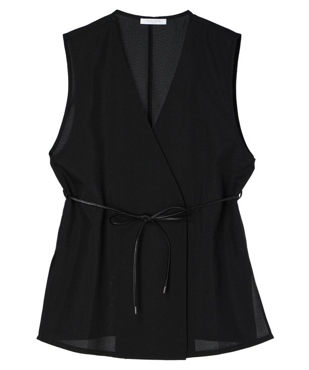 Green Parks 接触冷感　ベルト付きベスト Black