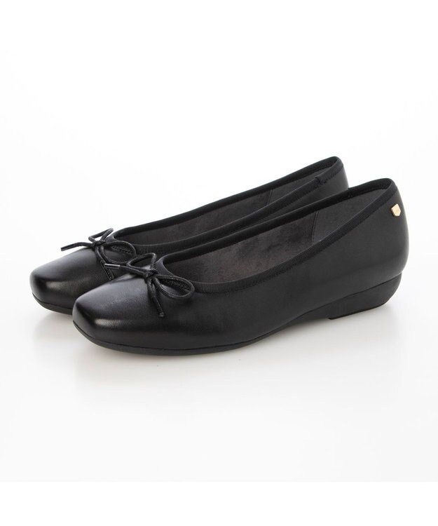 ing <ing>リラックスバレエシューズ ブラック