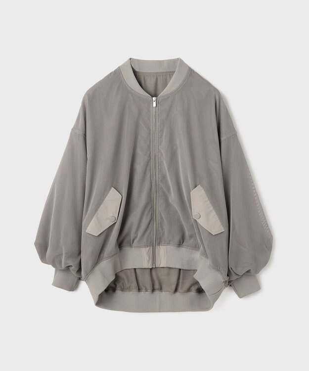 GRACE CONTINENTAL メッシュレイヤードブルゾン カーキ