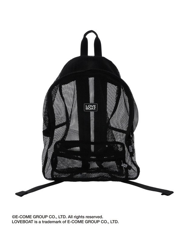 Green Parks ■ＬＯＶＥ　ＢＯＡＴ　メッシュリュック Black