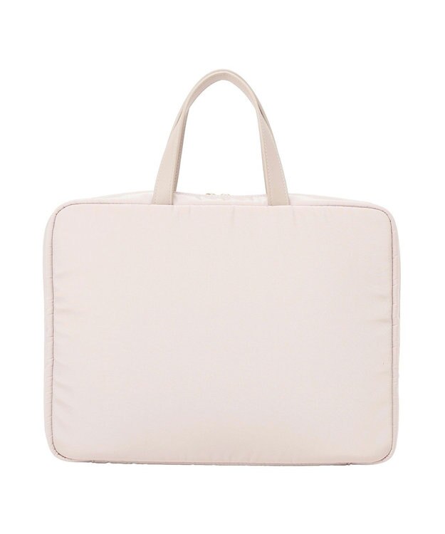 Maison de FLEUR リボンチャーム付きPCケース Grayish Pink