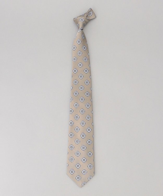 GOTAIRIKU 【日本製】ネクタイ_小紋柄 ベージュ系8