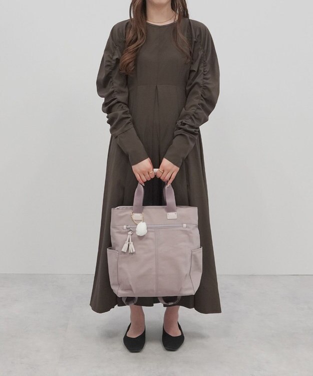 ACE BAGS & LUGGAGE kanana project collection タッセル-e トートリュック A4 68874 モーヴピンク