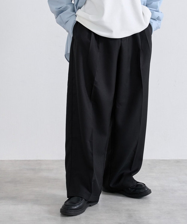 WEGO ワイドストレートスラックス