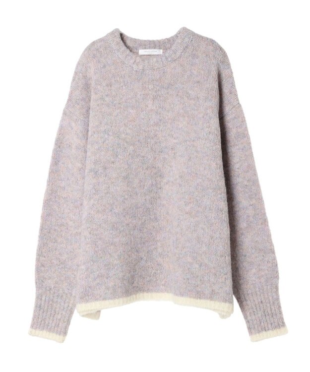 Green Parks フェアリーＭｉｘライン入りプルオーバー Purple