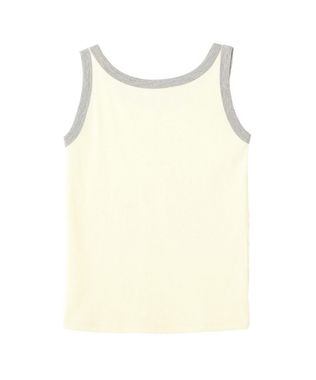 AMERICAN HOLIC バイカラーテレコタンクトップ Light Yellow