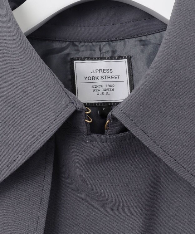 J.PRESS YORK STREET 【WOMEN】オーバーサイズトレンチコート グレー系