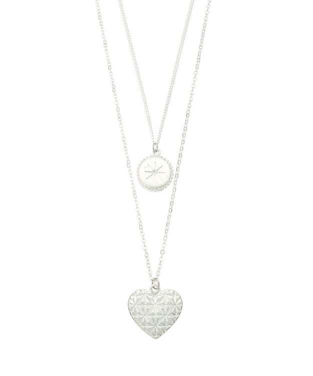 AMERICAN HOLIC ハート＆コイン３ＷＡＹネックレス Silver