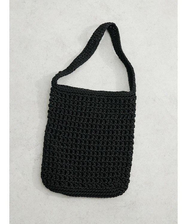 Green Parks ・ＱＵＯＮ　ハンドメイドメッシュワンショルダー Black