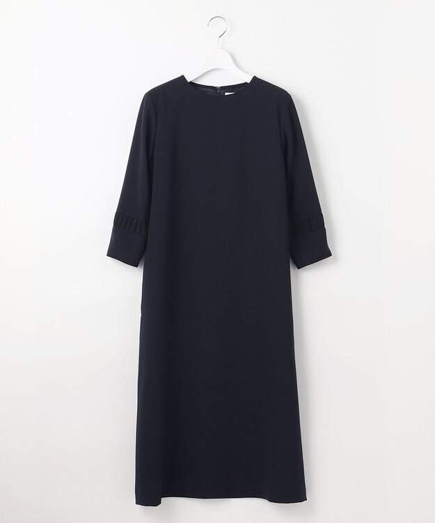 J.PRESS LADIES 【洗える】RELAXIONツイル ワンピース ネイビー系