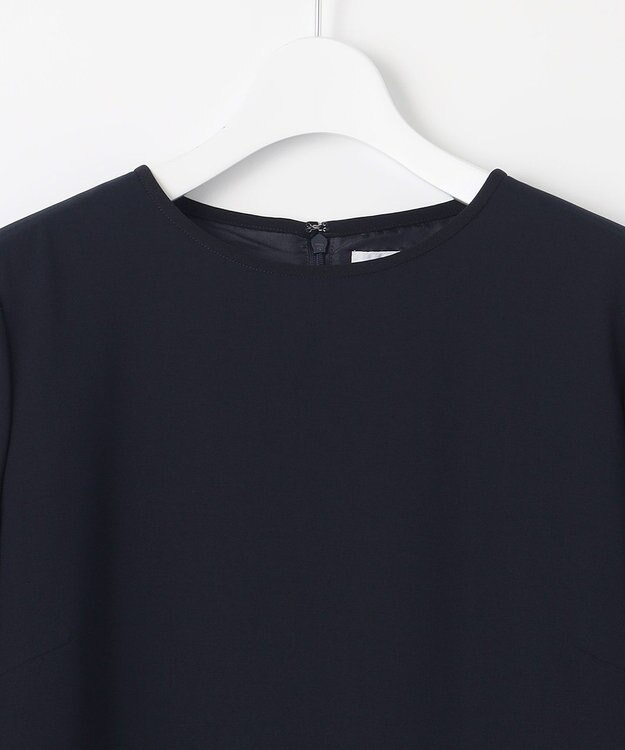 J.PRESS LADIES 【洗える】RELAXIONツイル ワンピース ネイビー系