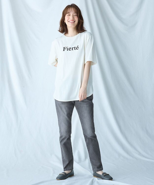 ANY 【ウエストゴム/ストレッチ】ウルトライージーデニムパンツ グレー