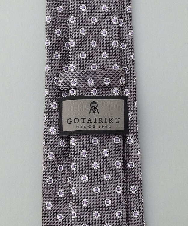 GOTAIRIKU GOTAIRIKU別注【日本製】シルク ネクタイ_小紋柄 グレー系8