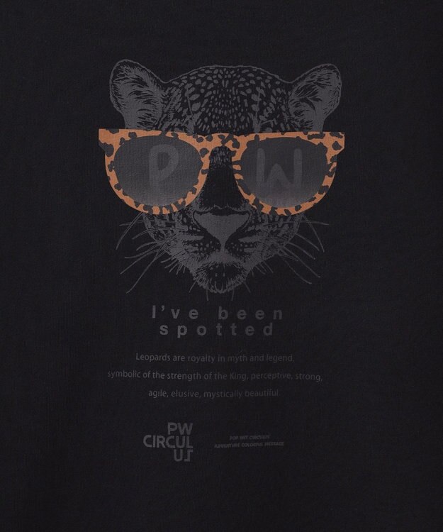 PW CIRCULUS 【UNISEX】アスレジャー 裏毛 バックプリント クルーネック スウェット ブラック系