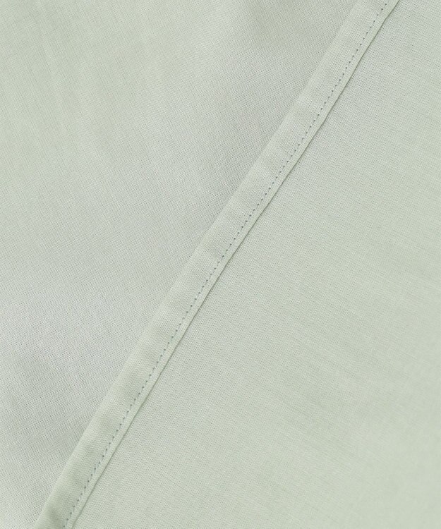 NAVE 【Nave 　洗える】シアークロップド シャツ ライトグリーン系