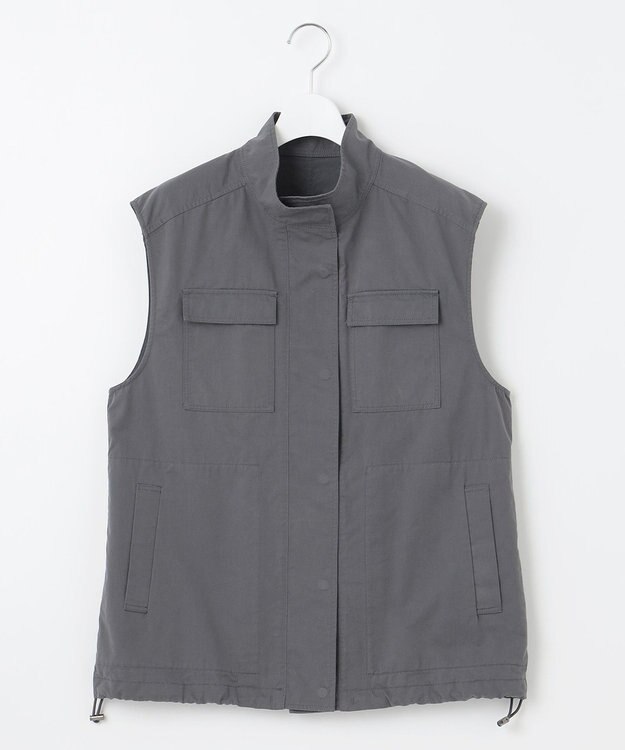 23区 L 【SLOW/一部店舗限定】ミリタリー ベスト グレー系
